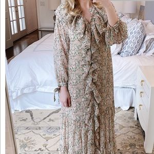 Mango never worn floral maxi dress